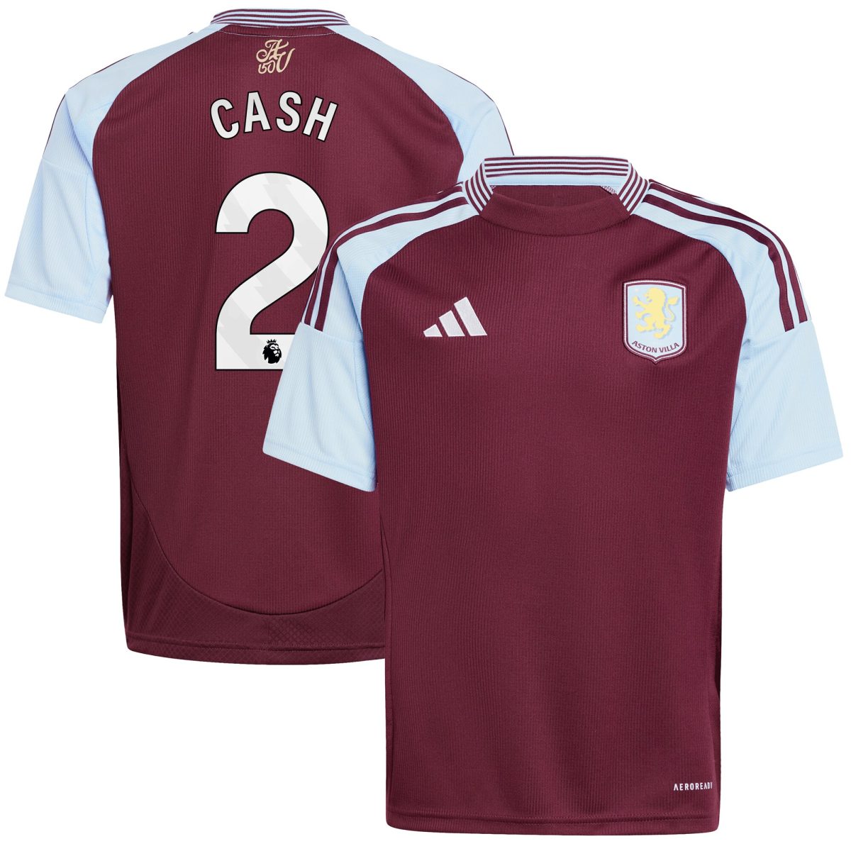 aston villa adidas home shirt 2024-25 – kids with cash 2 printing Collection | Aston Villa Football Kits and Shirts