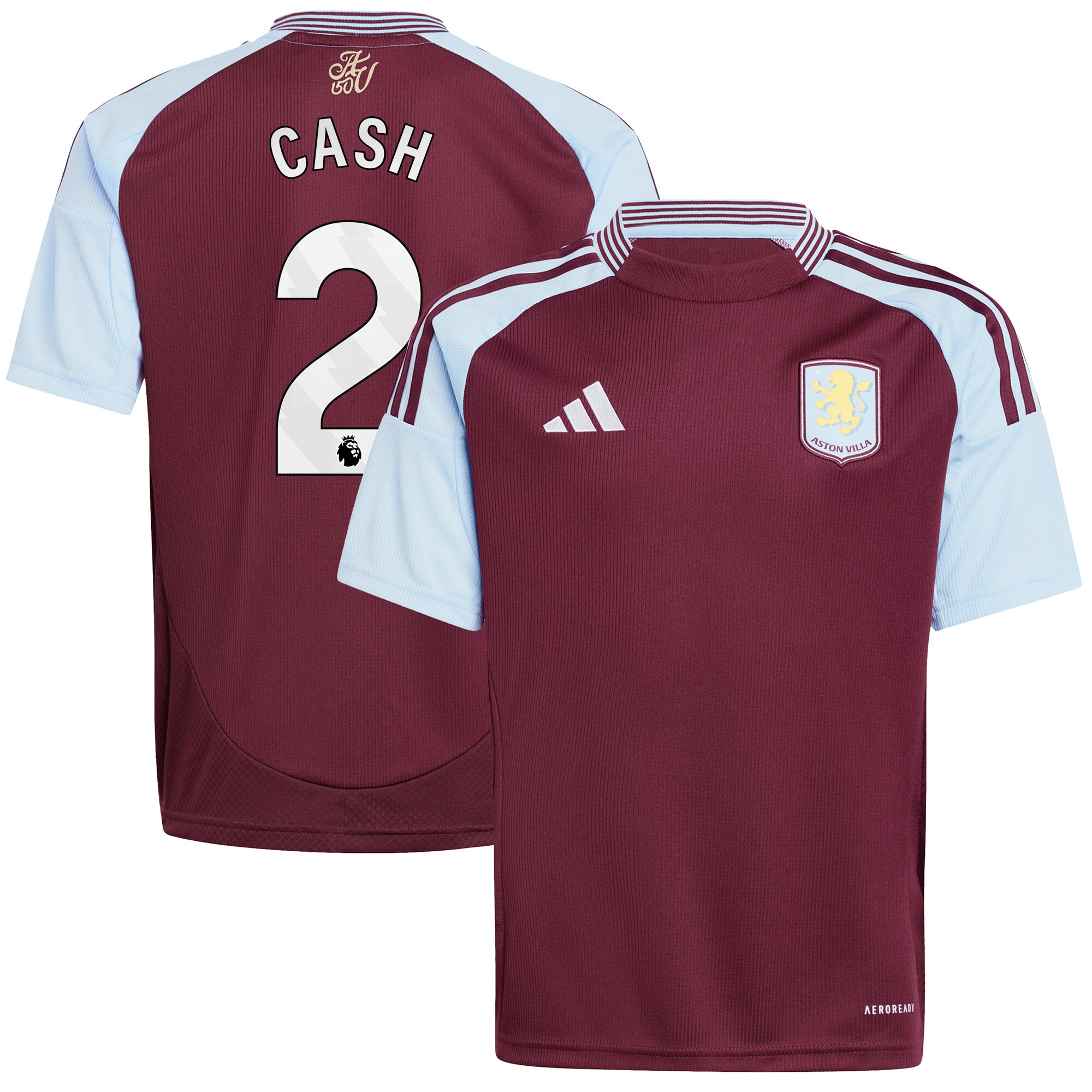 aston villa adidas home shirt 2024-25 – kids with cash 2 printing Collection | Aston Villa Football Kits and Shirts