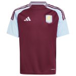 aston villa adidas home shirt 2024-25 – kids with custom printing Collection | Aston Villa Football Kits and Shirts