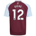 aston villa adidas home shirt 2024-25 – kids with digne 12 printing Collection | Aston Villa Football Kits and Shirts