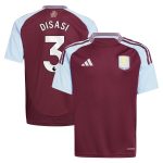 aston villa adidas home shirt 2024-25 – kids with disasi 3 printing Collection | Aston Villa Football Kits and Shirts