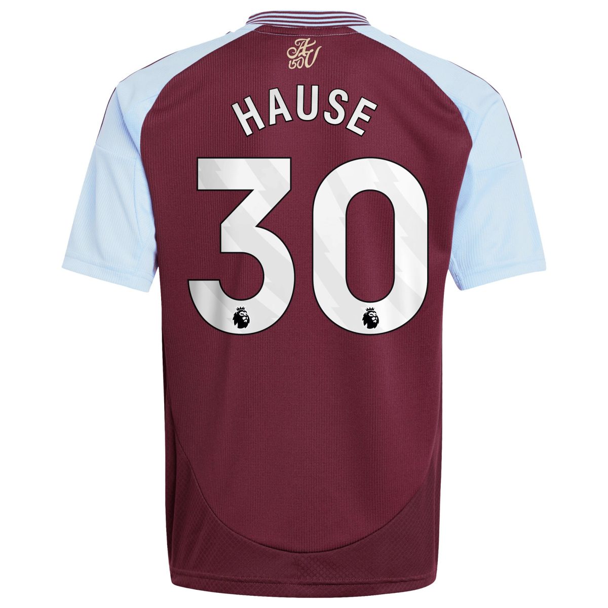 aston villa adidas home shirt 2024-25 – kids with hause 30 printing Collection | Aston Villa Football Kits and Shirts
