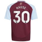 aston villa adidas home shirt 2024-25 – kids with hause 30 printing Collection | Aston Villa Football Kits and Shirts