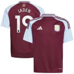 aston villa adidas home shirt 2024-25 – kids with jaden 19 printing Collection | Aston Villa Football Kits and Shirts