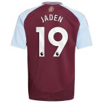 aston villa adidas home shirt 2024-25 – kids with jaden 19 printing Collection | Aston Villa Football Kits and Shirts