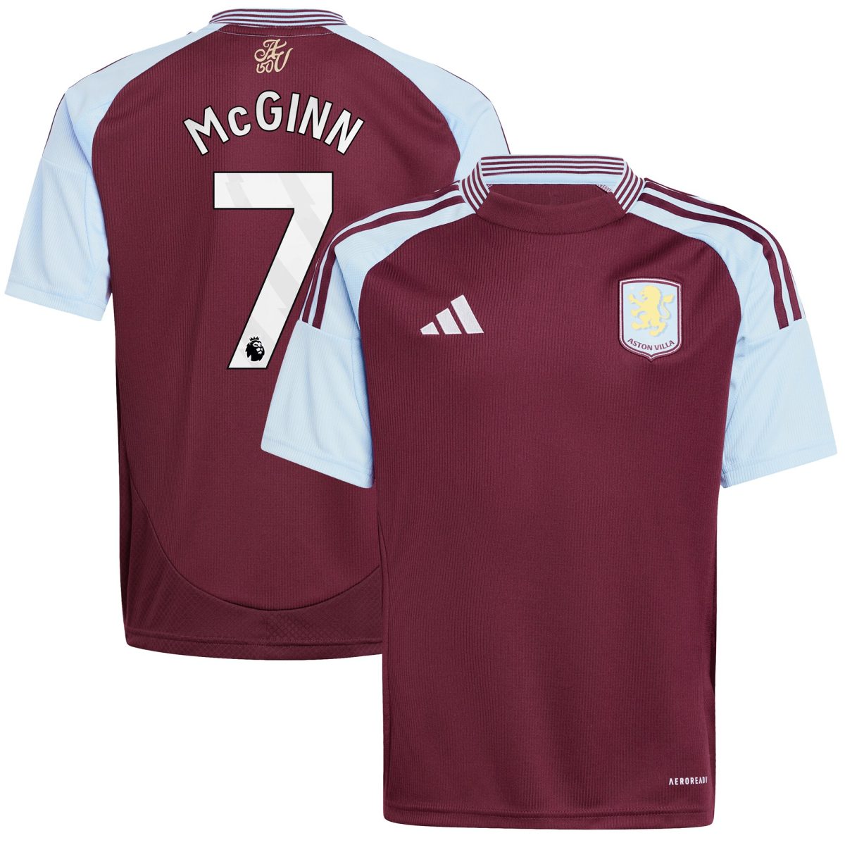 aston villa adidas home shirt 2024-25 – kids with john mcginn 7 printing Collection | Aston Villa Football Kits and Shirts