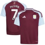 aston villa adidas home shirt 2024-25 – kids with john mcginn 7 printing Collection | Aston Villa Football Kits and Shirts