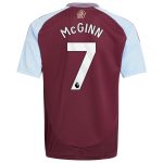 aston villa adidas home shirt 2024-25 – kids with john mcginn 7 printing Collection | Aston Villa Football Kits and Shirts