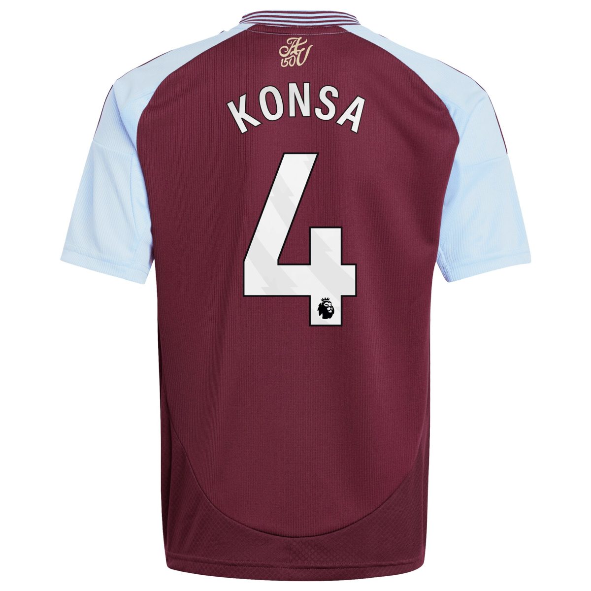 aston villa adidas home shirt 2024-25 – kids with konsa 4 printing Collection | Aston Villa Football Kits and Shirts