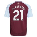 aston villa adidas home shirt 2024-25 – kids with m.asensio 21 printing Collection | Aston Villa Football Kits and Shirts