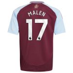 aston villa adidas home shirt 2024-25 – kids with malen 17 printing Collection | Aston Villa Football Kits and Shirts