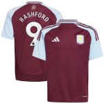 aston villa adidas home shirt 2024-25 – kids with rashford 9 printing Collection | Aston Villa Football Kits and Shirts