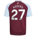 aston villa adidas home shirt 2024-25 – kids with rogers 27 printing Collection | Aston Villa Football Kits and Shirts