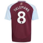 aston villa adidas home shirt 2024-25 – kids with tielemans 8 printing Collection | Aston Villa Football Kits and Shirts
