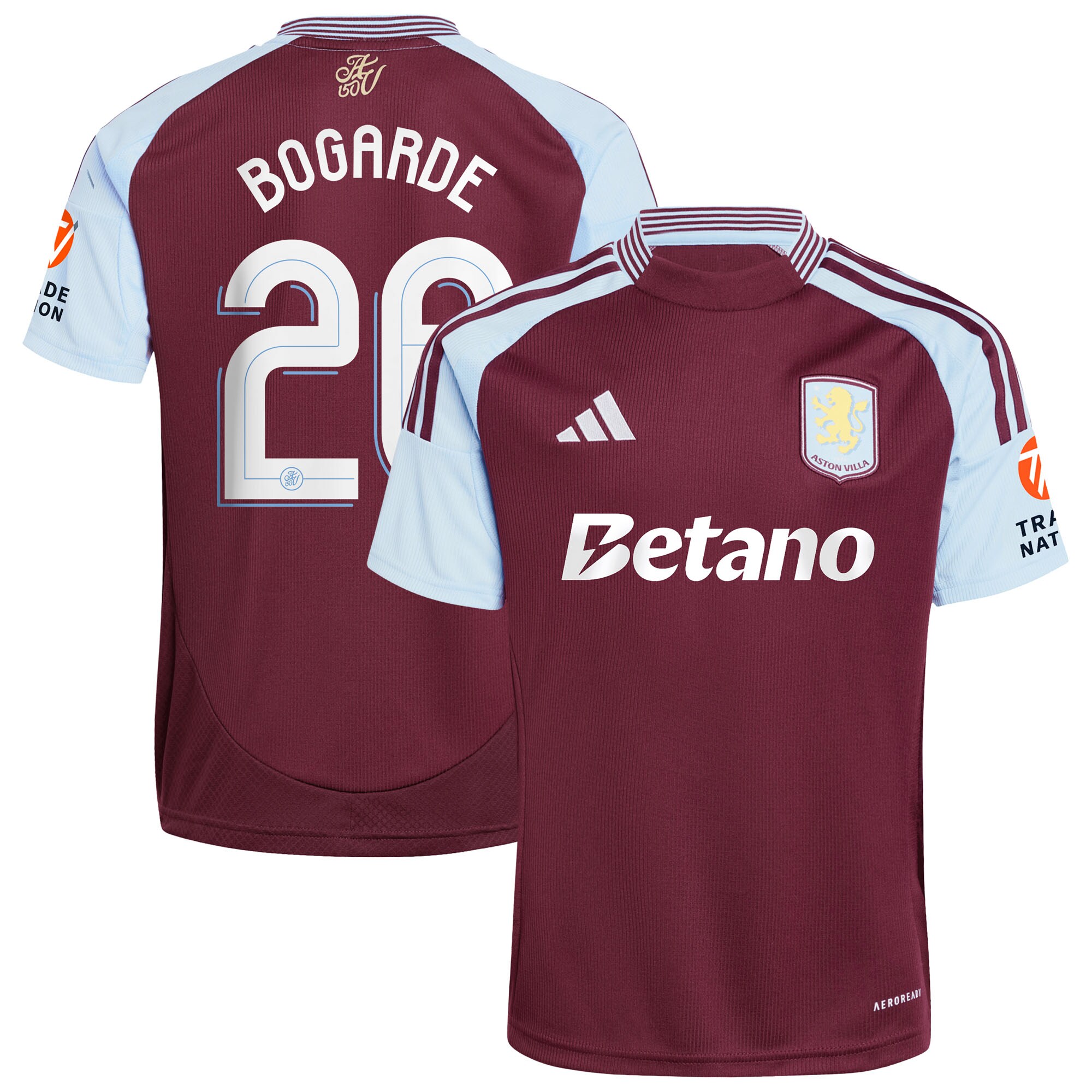 aston villa adidas home shirt 2024-25 with bogarde 26 cup printing Collection | Aston Villa Football Kits and Shirts