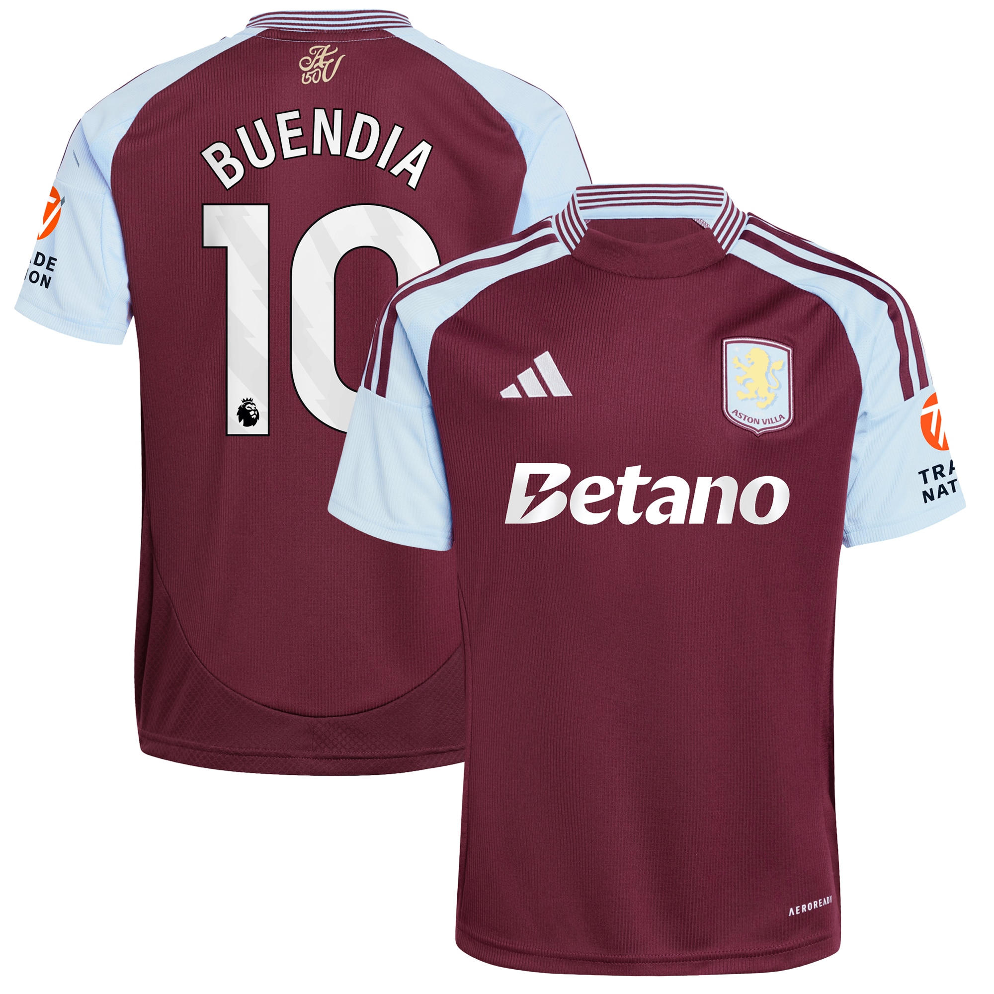 aston villa adidas home shirt 2024-25 with buendia 10 printing Collection | Aston Villa Football Kits and Shirts