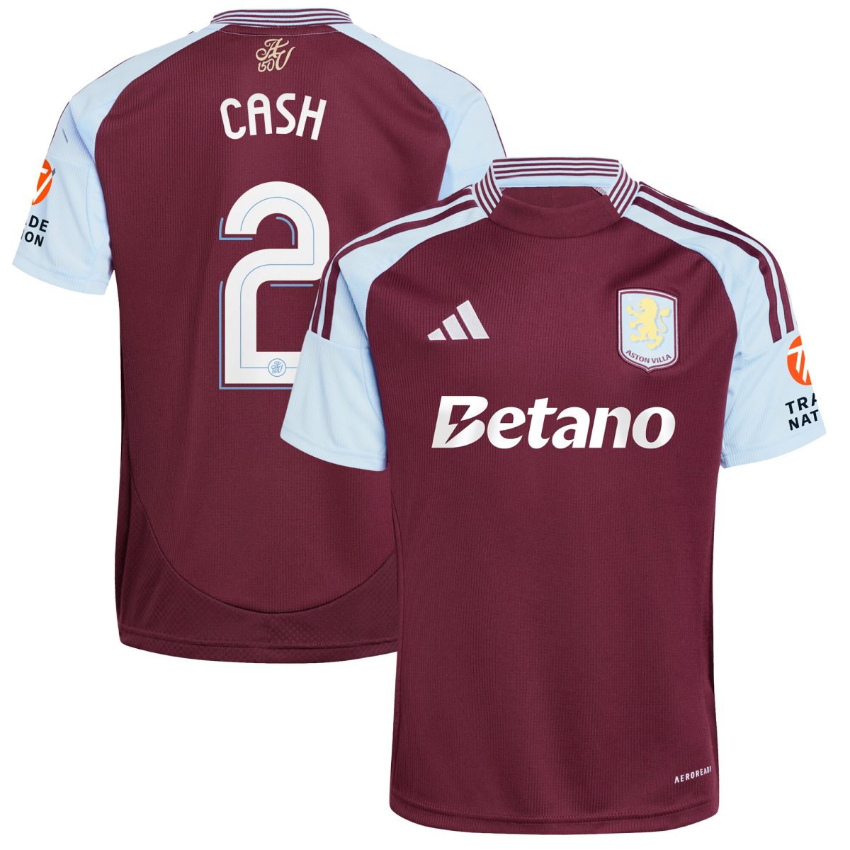 aston villa adidas home shirt 2024-25 with cash 2 cup printing Collection | Aston Villa Football Kits and Shirts
