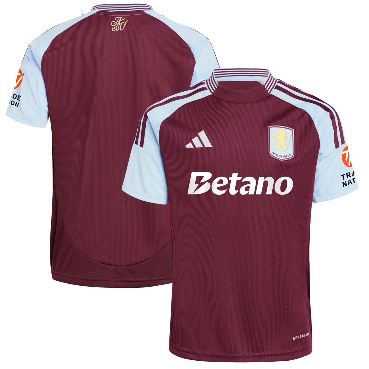 aston villa adidas home shirt 2024-25 with custom printing Collection | Aston Villa Football Kits and Shirts
