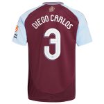 aston villa adidas home shirt 2024-25 with diego carlos 3 cup printing Collection | Aston Villa Football Kits and Shirts