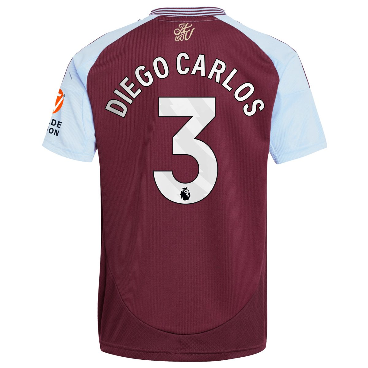aston villa adidas home shirt 2024-25 with diego carlos 3 printing Collection | Aston Villa Football Kits and Shirts