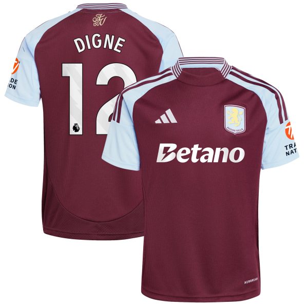aston villa adidas home shirt 2024-25 with digne 12 printing Collection | Aston Villa Football Kits and Shirts