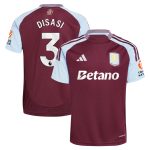 aston villa adidas home shirt 2024-25 with disasi 3 printing Collection | Aston Villa Football Kits and Shirts