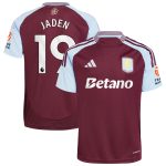 aston villa adidas home shirt 2024-25 with jaden 19 printing Collection | Aston Villa Football Kits and Shirts