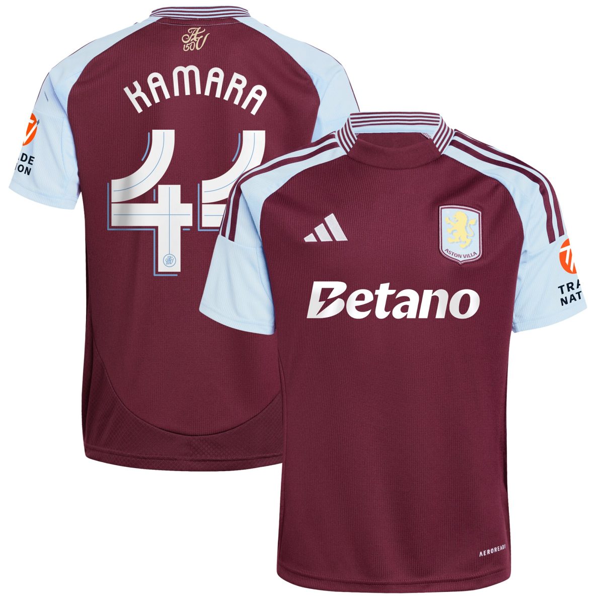 aston villa adidas home shirt 2024-25 with kamara 44 cup printing Collection | Aston Villa Football Kits and Shirts