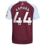 aston villa adidas home shirt 2024-25 with kamara 44 printing Collection | Aston Villa Football Kits and Shirts