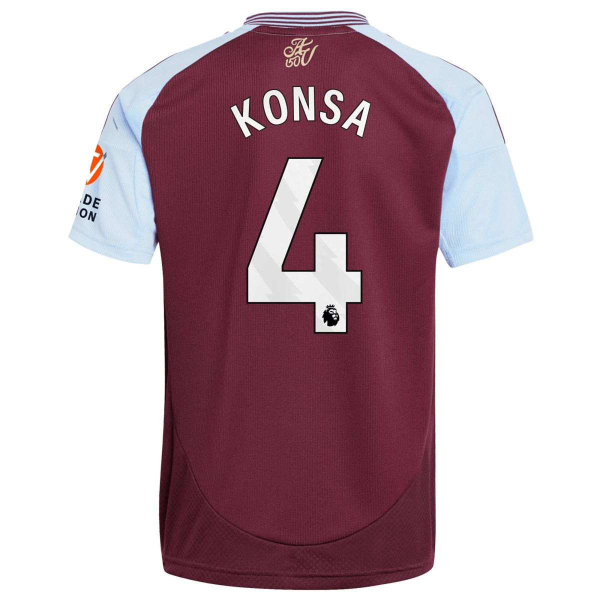 aston villa adidas home shirt 2024-25 with konsa 4 printing Collection | Aston Villa Football Kits and Shirts