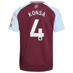 aston villa adidas home shirt 2024-25 with konsa 4 printing Collection | Aston Villa Football Kits and Shirts