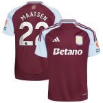 aston villa adidas home shirt 2024-25 with maatsen 22 printing Collection | Aston Villa Football Kits and Shirts