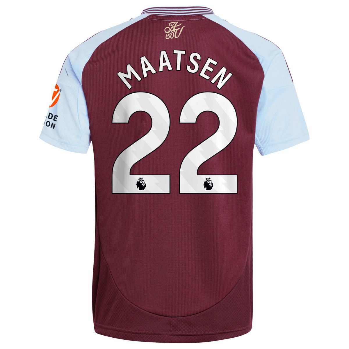 aston villa adidas home shirt 2024-25 with maatsen 22 printing Collection | Aston Villa Football Kits and Shirts