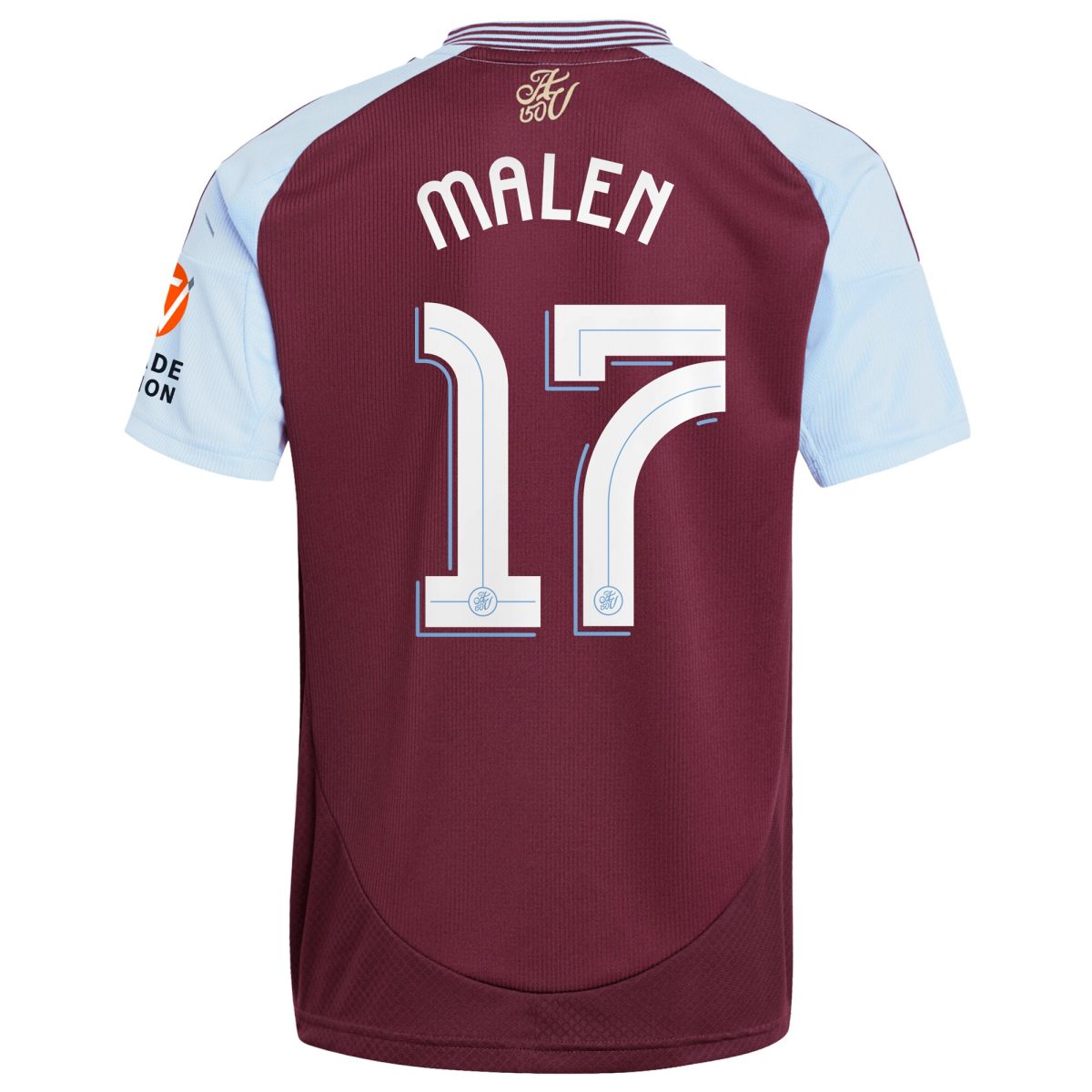 aston villa adidas home shirt 2024-25 with malen 17 cup printing Collection | Aston Villa Football Kits and Shirts