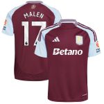 aston villa adidas home shirt 2024-25 with malen 17 printing Collection | Aston Villa Football Kits and Shirts