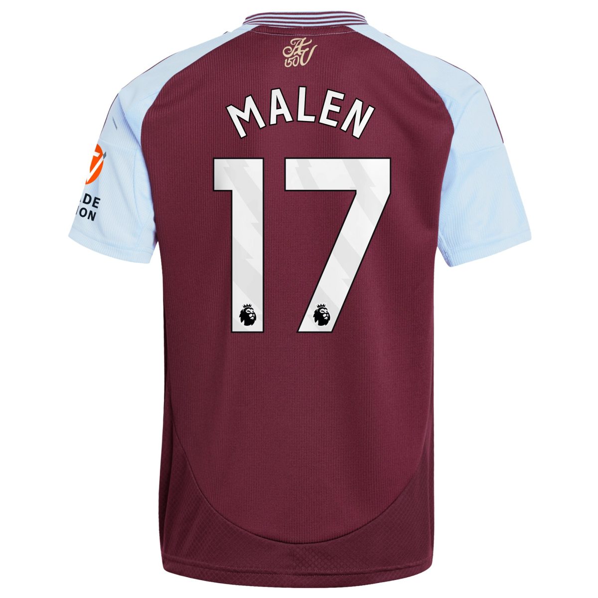 aston villa adidas home shirt 2024-25 with malen 17 printing Collection | Aston Villa Football Kits and Shirts