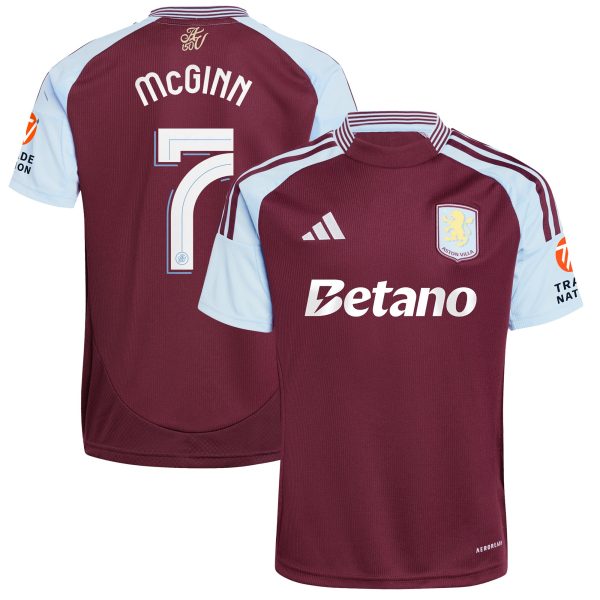 aston villa adidas home shirt 2024-25 with mcginn 7 cup printing Collection | Aston Villa Football Kits and Shirts