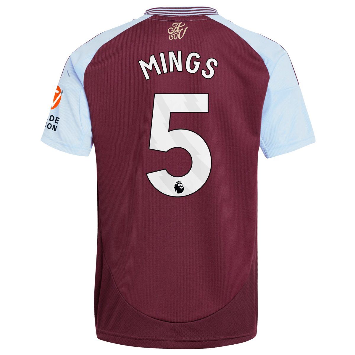 aston villa adidas home shirt 2024-25 with mings 5 printing Collection | Aston Villa Football Kits and Shirts