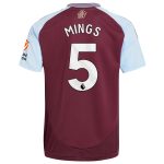 aston villa adidas home shirt 2024-25 with mings 5 printing Collection | Aston Villa Football Kits and Shirts