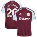 aston villa adidas home shirt 2024-25 with nedeljković 20 printing Collection | Aston Villa Football Kits and Shirts