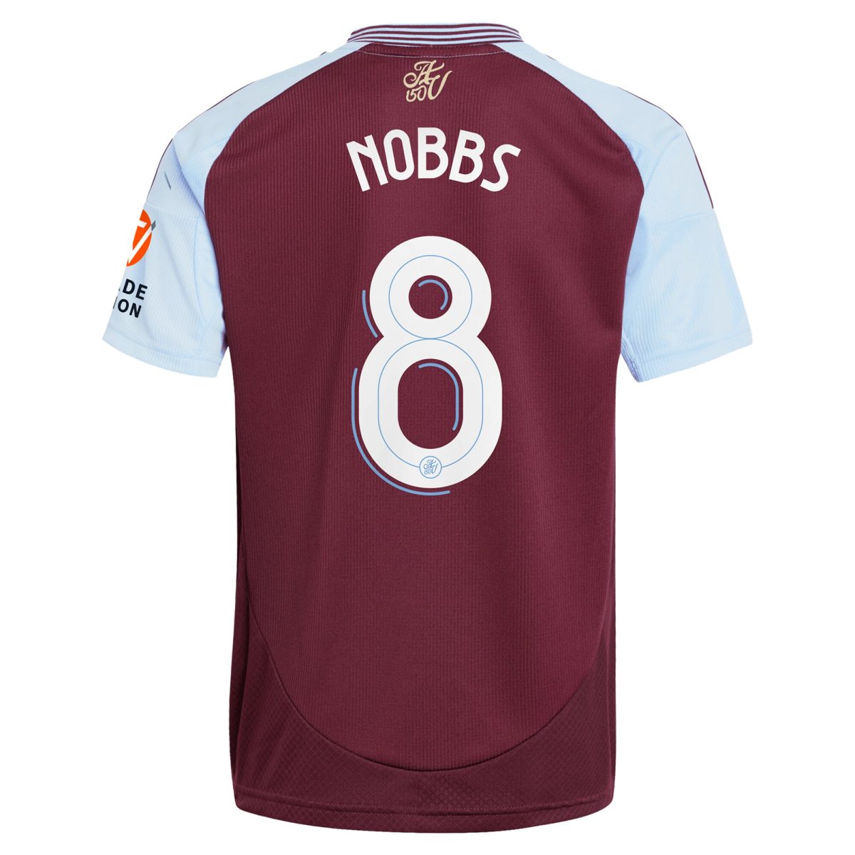 aston villa adidas home shirt 2024-25 with nobbs 8 cup printing Collection | Aston Villa Football Kits and Shirts