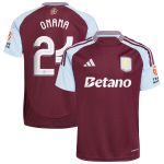 aston villa adidas home shirt 2024-25 with onana 24 cup printing Collection | Aston Villa Football Kits and Shirts