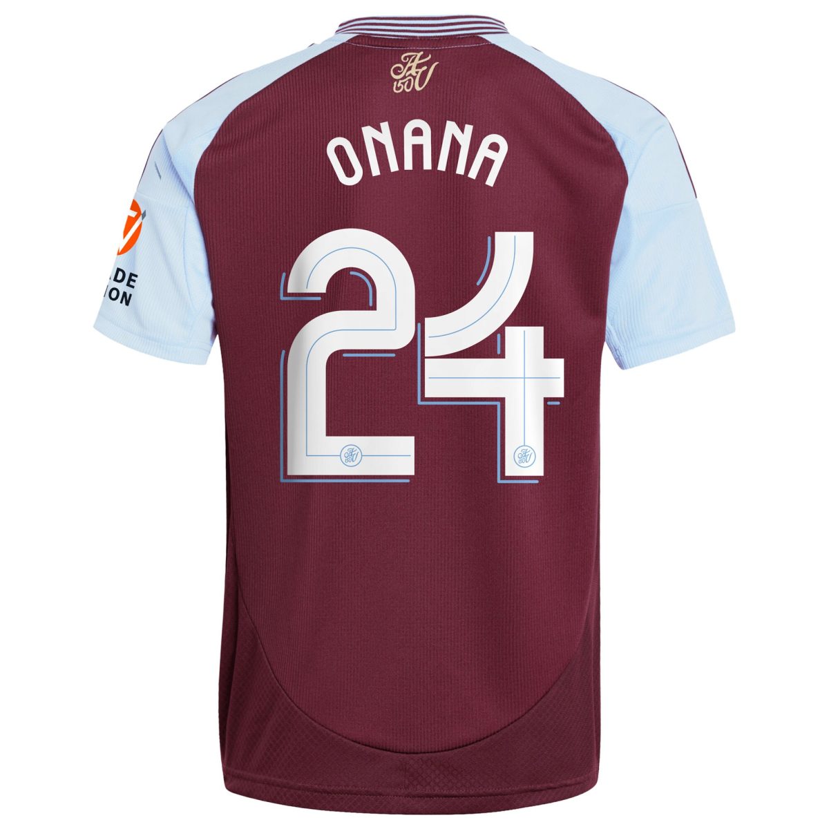 aston villa adidas home shirt 2024-25 with onana 24 cup printing Collection | Aston Villa Football Kits and Shirts