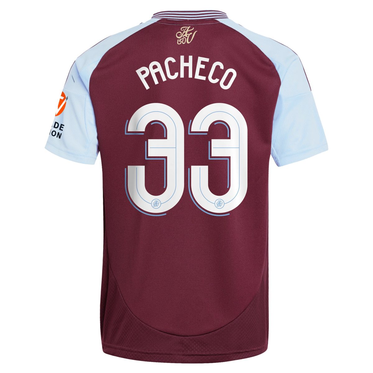 aston villa adidas home shirt 2024-25 with pacheco 33 cup printing Collection | Aston Villa Football Kits and Shirts
