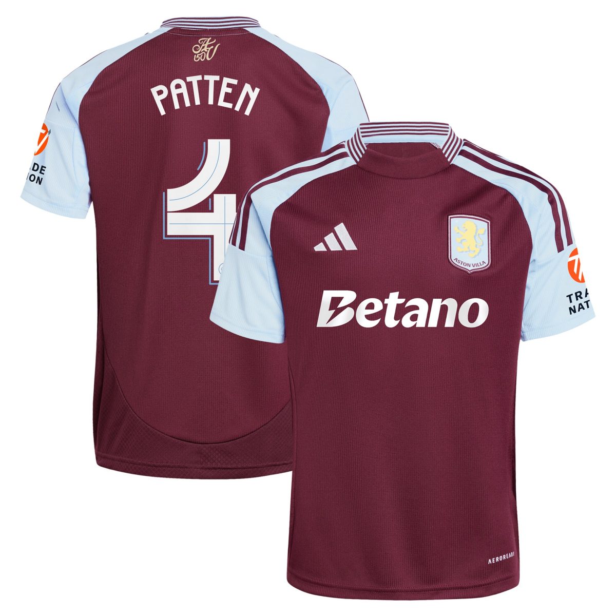 aston villa adidas home shirt 2024-25 with patten 4 cup printing Collection | Aston Villa Football Kits and Shirts