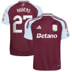 aston villa adidas home shirt 2024-25 with rogers 27 cup printing Collection | Aston Villa Football Kits and Shirts