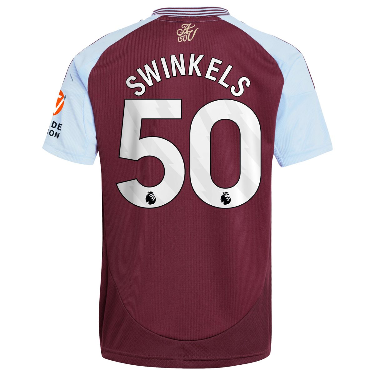 aston villa adidas home shirt 2024-25 with swinkels 50 printing Collection | Aston Villa Football Kits and Shirts