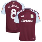aston villa adidas home shirt 2024-25 with tielemans 8 cup printing Collection | Aston Villa Football Kits and Shirts