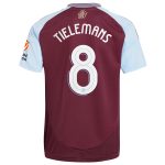 aston villa adidas home shirt 2024-25 with tielemans 8 cup printing Collection | Aston Villa Football Kits and Shirts