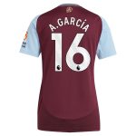 aston villa adidas home shirt 2024-25 – womens with a.garcía 16 printing Collection | Aston Villa Football Kits and Shirts